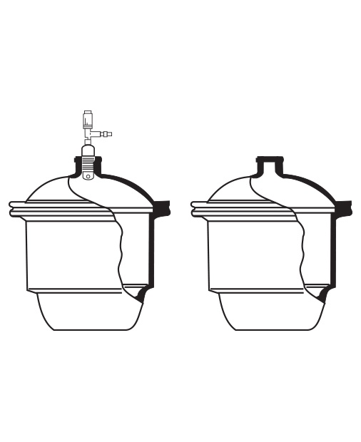 Desikatör, Vakumlu ve Vakumsuz