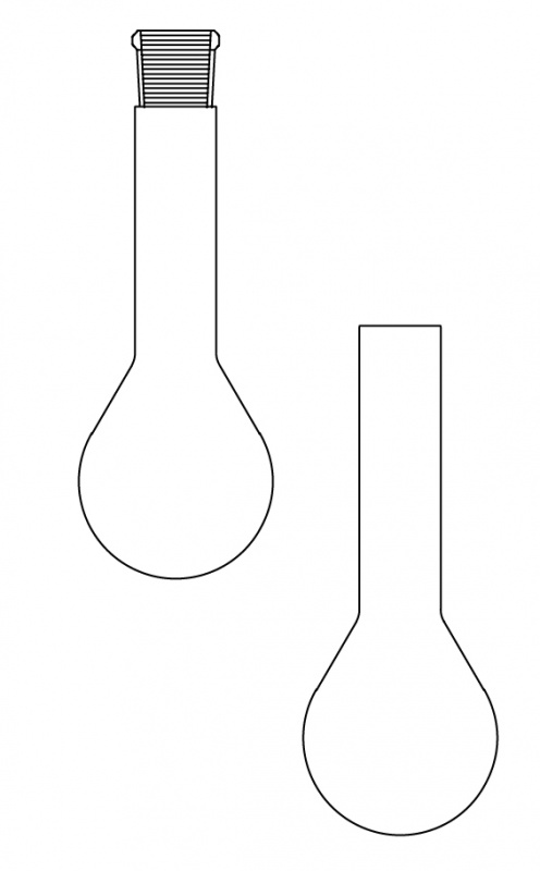 Kjeldahl Balonu, Şilifli - Şilifsiz